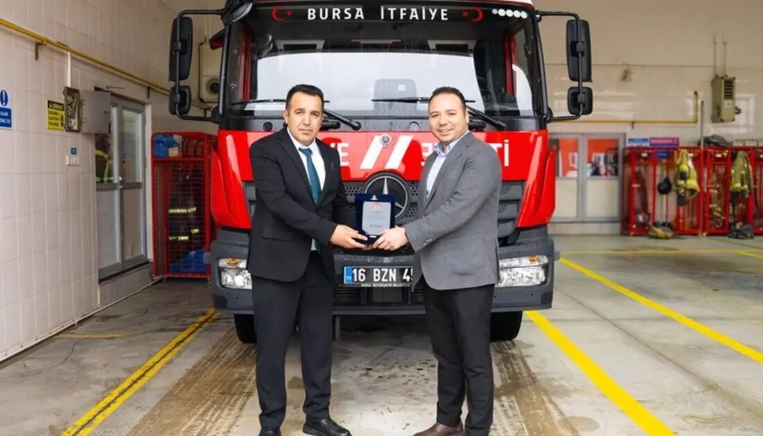 Bursa İtfaiyesi, yeni araçlar ve eğitimlerle güçlenerek halkın güvenliği için