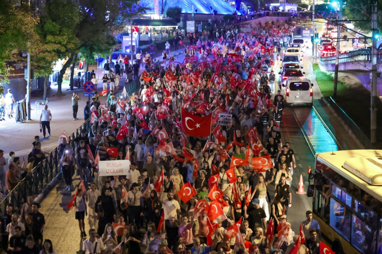 Bursa'da 30 Ağustos Zafer Anısı