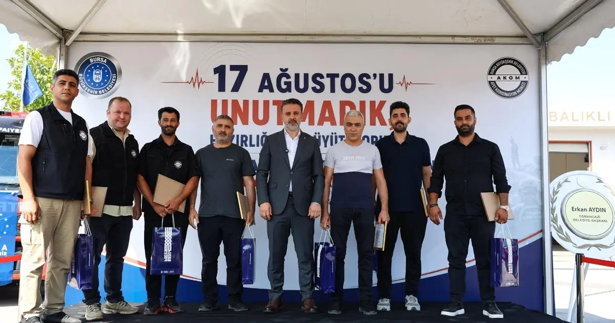 Bursa'da afet risklerini azaltmak ve güvenliği artırmak amacıyla gerçekleştirilen stratejik