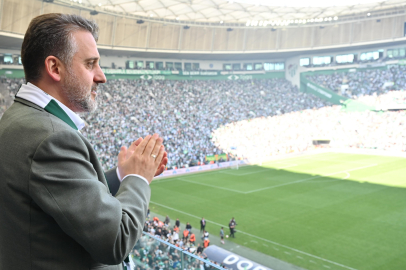 Bursa'da Bursaspor'a Destek Mesajı