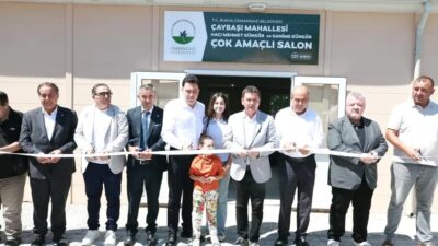 Bursa'da çok amaçlı salonun açılışı gerçekleştirildi. Toplumsal ve kültürel etkinlikler