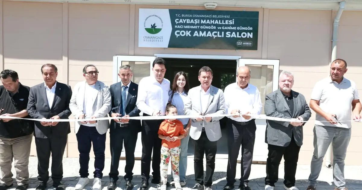 Bursa'da çok amaçlı salonun açılışı gerçekleştirildi. Toplumsal ve kültürel etkinlikler