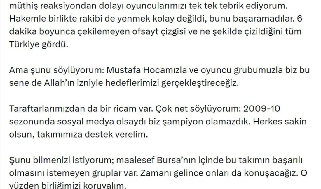 Bursa'da yaşanan hakem tartışması, spor camiasının gündeminde. Güncel gelişmeleri ve
