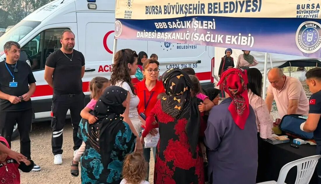 Bursa'da mevsimlik tarım işçileri ziyaret edilerek çalışma koşulları ve yaşam