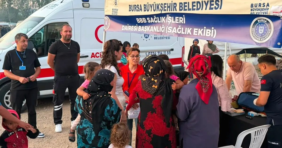 Bursa'da mevsimlik tarım işçileri ziyaret edilerek çalışma koşulları ve yaşam