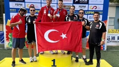 Bursa'da düzenlenen Modern Pentatlon Dünya Şampiyonası Kupası ile spor ve
