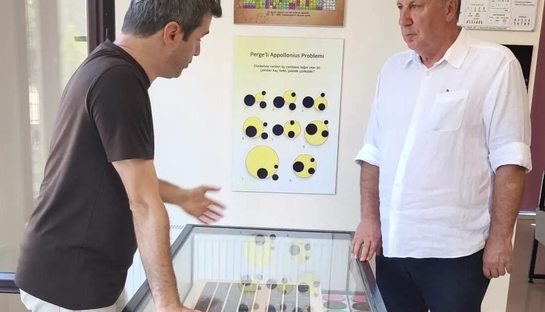 Bursa'da Muharrem İnce'nin Matematik Müzesi ziyareti hakkında detaylar ve etkileyici