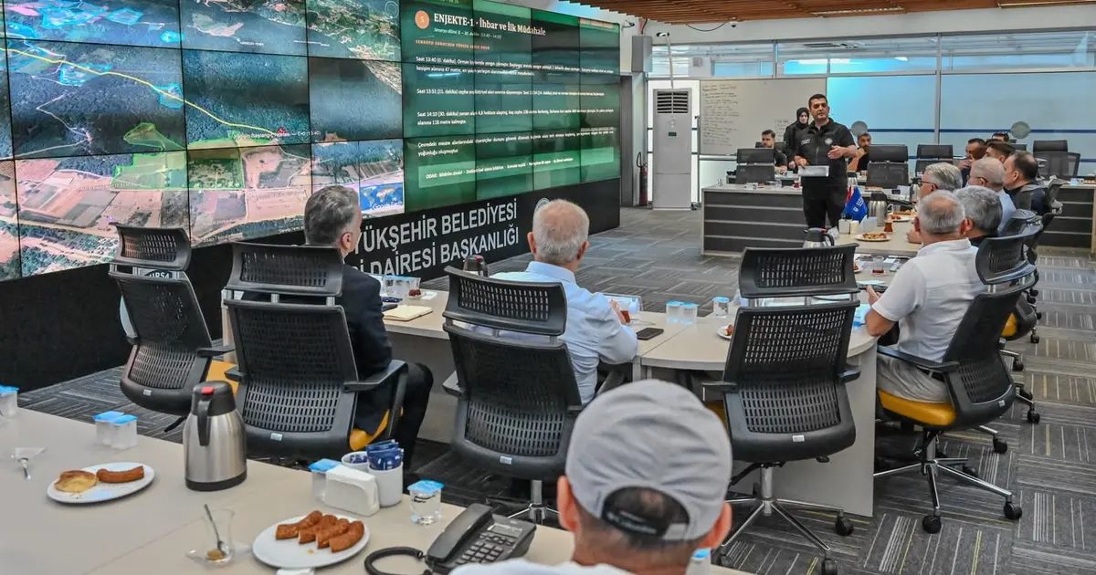 Bursa'da orman yangını tatbikatı gerçekleştirildi. Afet yönetimi ve yangın söndürme