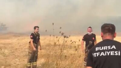 Bursa'da orman yangınına HEPAD gönüllüleri hızlı ve etkili müdahalesi ile
