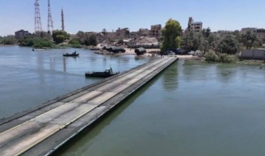 Fırat Nehri'nde iki ülke ortak köprü projesi tamamlandı. Bölgesel işbirliği