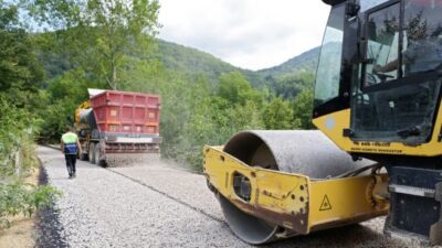 Bursa Büyükşehir Belediyesi, İnegöl ilçesine bağlı kırsal mahallelerde ulaşım kalitesini