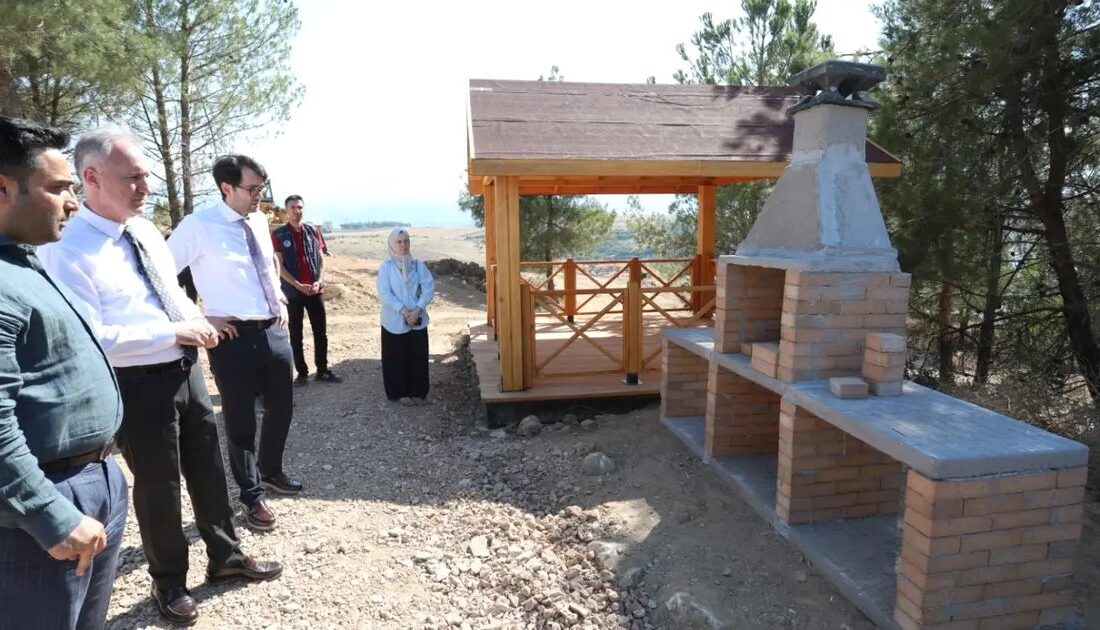 İnegöl Millet Bahçesi çalışmalarında hızlı ilerleme sağlanmakta, şehrimize değer katacak