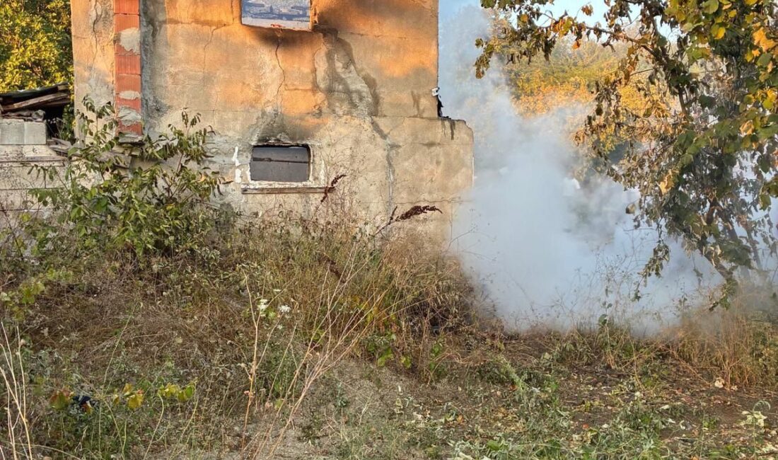 İnegöl'de bağ evi ve tarım aletlerinin çıkan yangını, detaylar ve