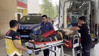 İnegöl'de meydana gelen olayda, kalp krizi sonucu kontrolü kaybolan kamyonet,