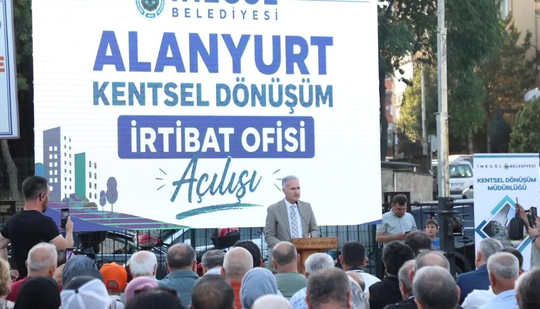 İnegöl’de kentsel dönüşüm çalışmaları, şehrin gelişimi ve güvenliği amacıyla yürütülen