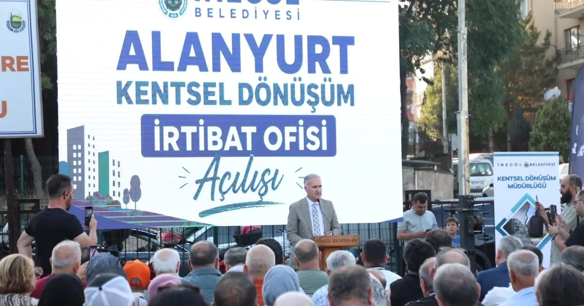 İnegöl’de kentsel dönüşüm çalışmaları, şehrin gelişimi ve güvenliği amacıyla yürütülen