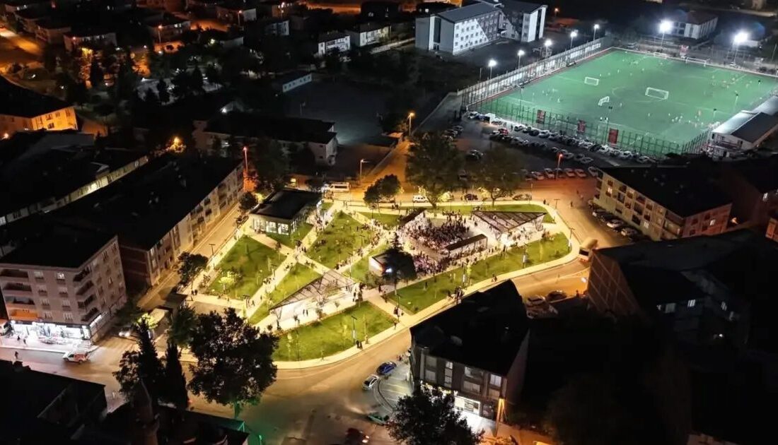 İnegöl'de Meydan Projesi tamamlandı. Yeni yaşam alanları ve sosyal olanaklar