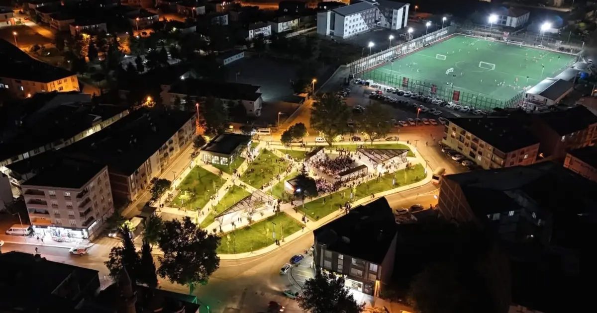 İnegöl'de Meydan Projesi tamamlandı. Yeni yaşam alanları ve sosyal olanaklar