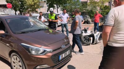 İnegöl'de otomobil ve motosikletin çarpışmasının detayları, olayın etkileri ve güvenlik