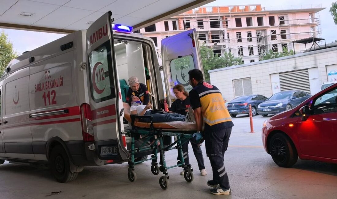 İnegöl’de yaşanan trafikteki kazada motosikletli çiftin sağ salim kurtulması detayları