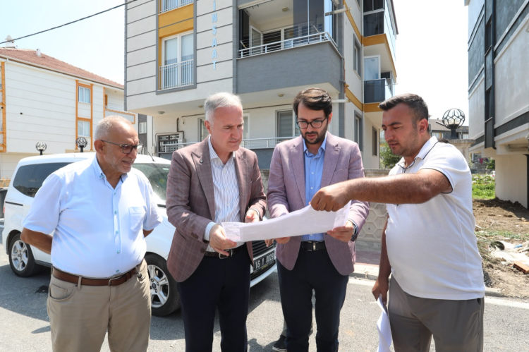 İnegöl’de Yeni Otopark ve Asfalt Çalışması
