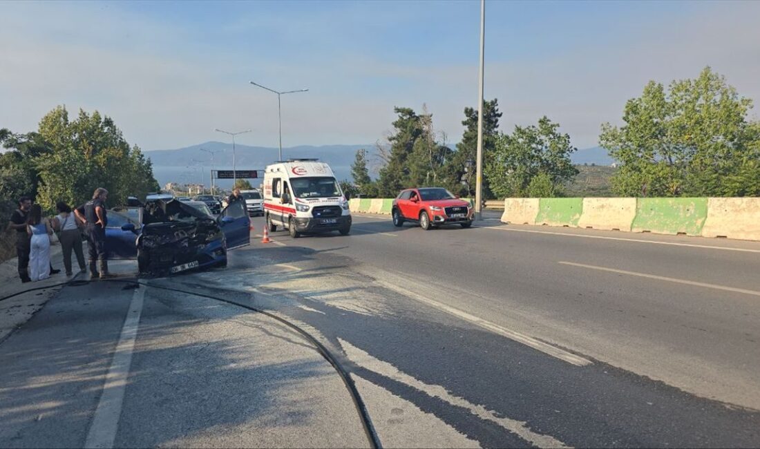 Mudanya'da meydana gelen otomobil yangını kontrol altına alındı. Olayla ilgili