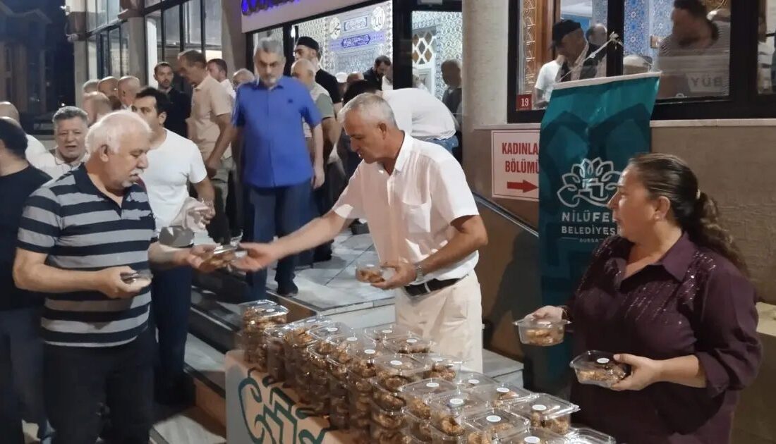 Nilüfer Belediyesi Kandil Etkinliği ile bu anlamlı gecede birlik ve