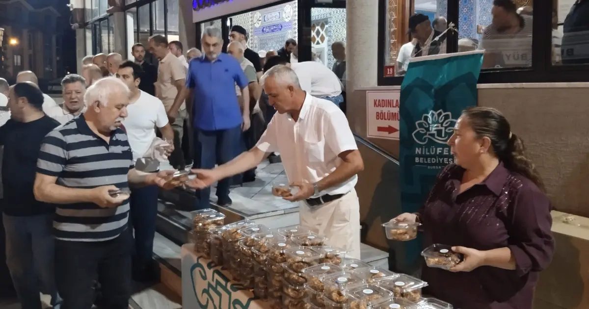 Nilüfer Belediyesi Kandil Etkinliği ile bu anlamlı gecede birlik ve