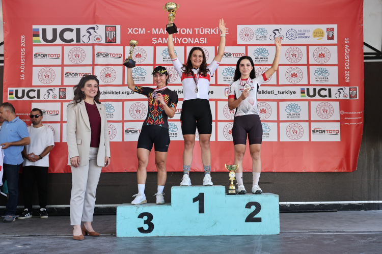 Nilüfer’de Dağ Bisikleti Şampiyonası yapıldı