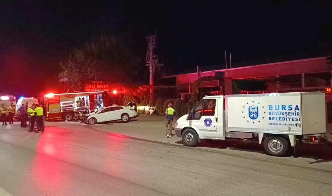 Nilüfer'de meydana gelen trafik kazasında 2 kişi hayatını kaybetti, 2