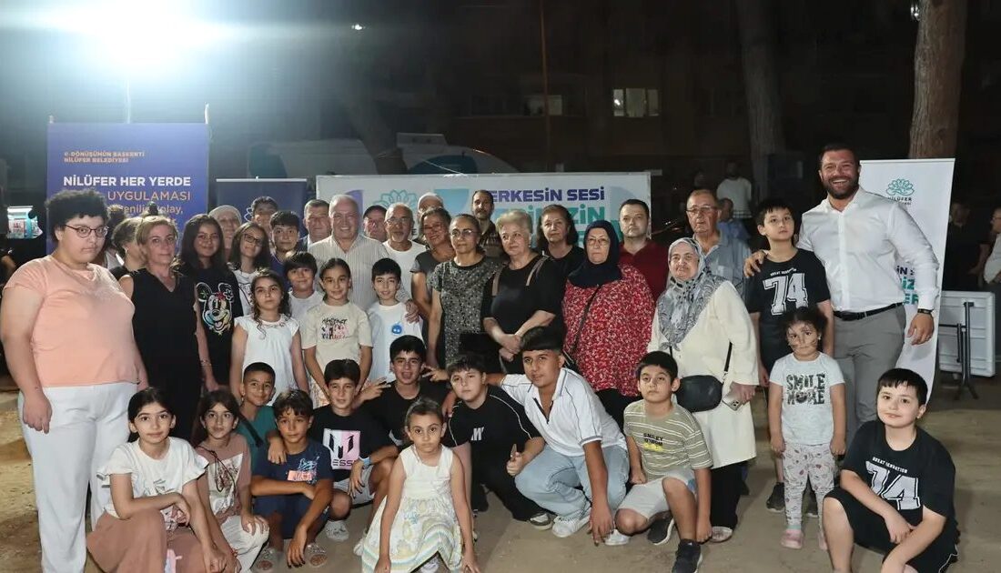 Nilüfer’de vatandaşlar ve belediye başkanı, güç birliğiyle projeleri ve yeni