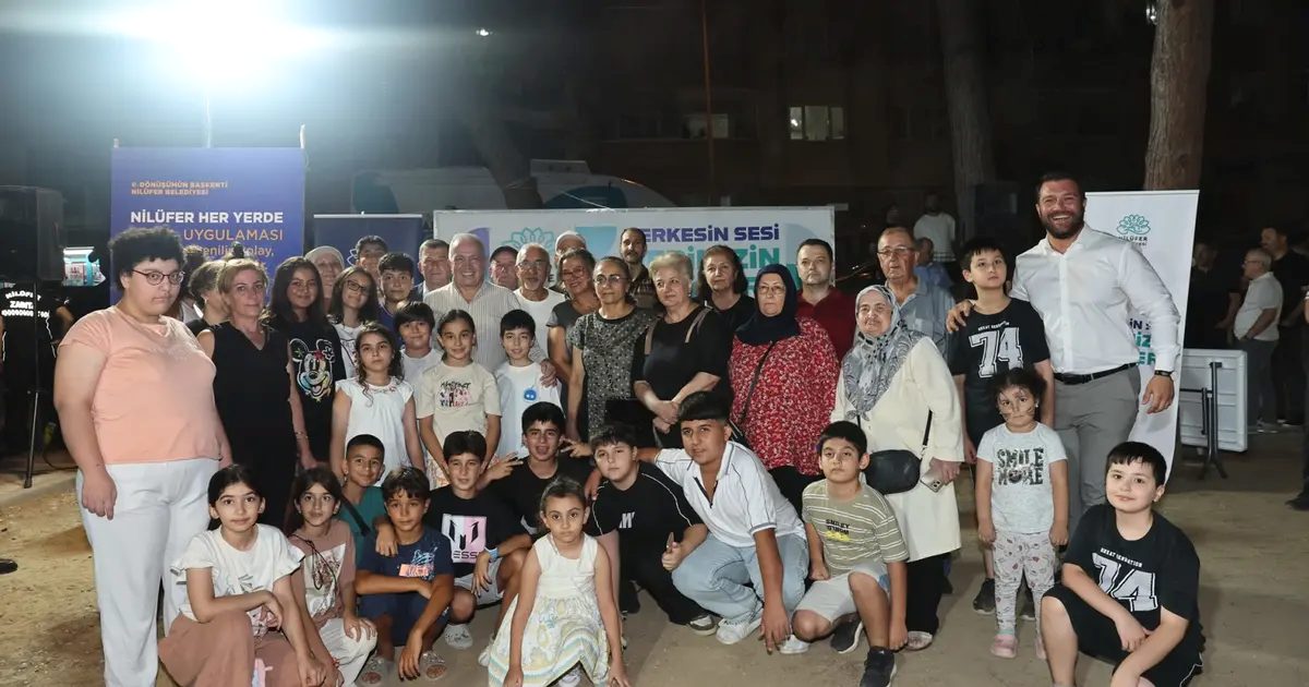 Nilüfer’de vatandaşlar ve belediye başkanı, güç birliğiyle projeleri ve yeni