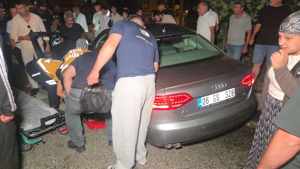 Orhangazi'de meydana gelen trafik kazasında araç ağaca çarptı. Olayla ilgili