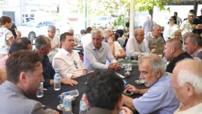 Osmangazi'de mahalle ziyareti ve esnaf istişaresi etkinliği, yerel yönetim ve