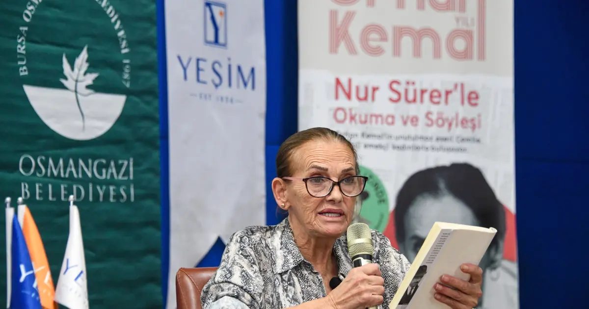 Osmangazi’de Nur Sürer ve Orhan Kemal etkinliğiyle kültürel zenginliğimizi kutluyoruz.