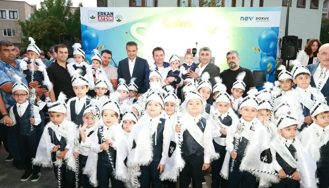 Osmangazi'de düzenlenen Sünnet Şöleni, geleneksel coşku ile kutlandı. Aileler ve