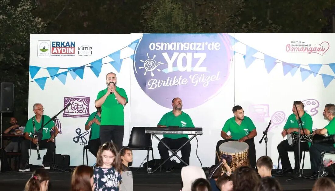 Osmangazi'de düzenlenen Yaz Şenlikleri ile heyecan ve eğlence dolu anlar