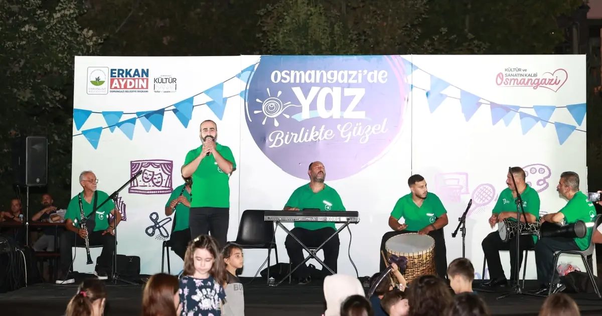 Osmangazi'de düzenlenen Yaz Şenlikleri ile heyecan ve eğlence dolu anlar