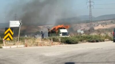 Yenişehir'de balya yüklü kamyonun yangınıyla ilgili detaylı haber ve gelişmeler.