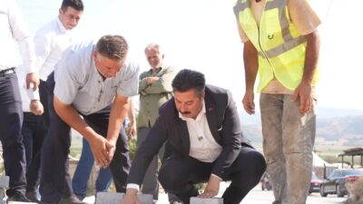 Yenişehir'de devam eden yol yapım çalışmaları hız kazanarak ulaşımı kolaylaştırmayı