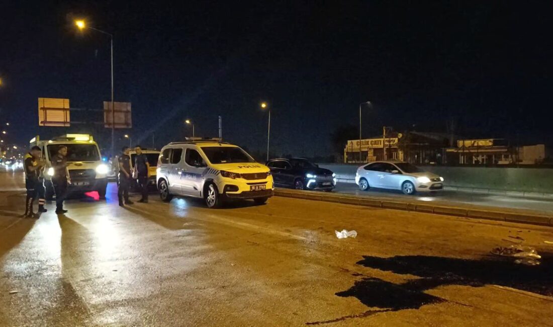 Yıldırım'da otomobil fırtına sonrası refüje çarptı. Güvenlik ve trafik durumu