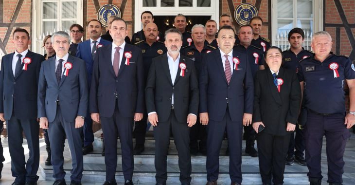 Büyükşehir Belediye Başkan Vekili Şahin Biba, İtfaiye Teşkilatı’nın 312’nci kuruluş
