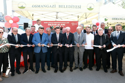 Bursa Emek Mahallesi'nde Yeni Pazar Alanı Açıldı