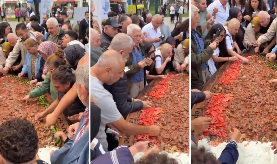 Bursa Gastronomi Festivali'ndeki dev sofra tartışmasıyla ilgili detaylar, etkinliğin resmi
