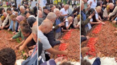 Bursa Gastronomi Festivali'ndeki dev sofra tartışmasıyla ilgili detaylar, etkinliğin resmi