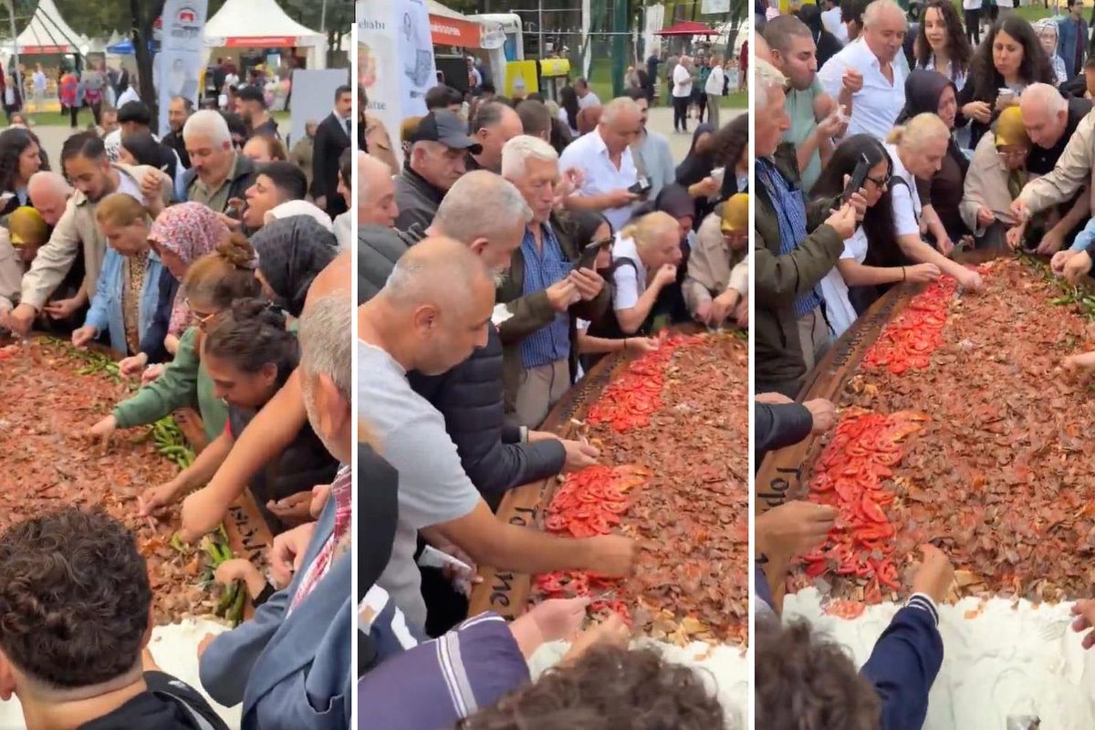 Bursa Gastronomi Festivali'ndeki dev sofra tartışmasıyla ilgili detaylar, etkinliğin resmi
