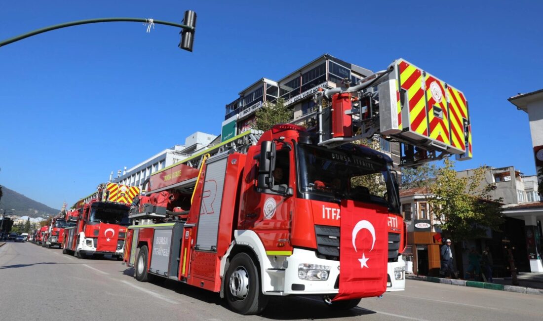 Bursa İtfaiyesi'nin 312. kuruluş yıl dönümü resmi törenlerle kutlandı; tarih