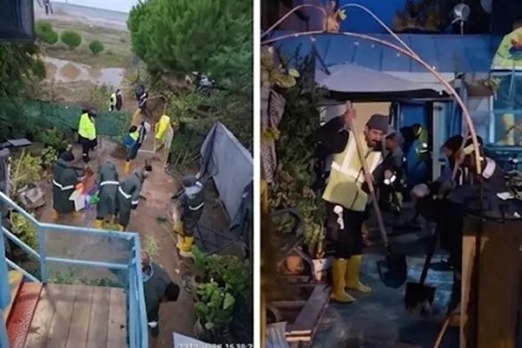 Bursa Mudanya, şiddetli yağışlar nedeniyle yaşanan olumsuzluklar ve gelişmeler hakkında