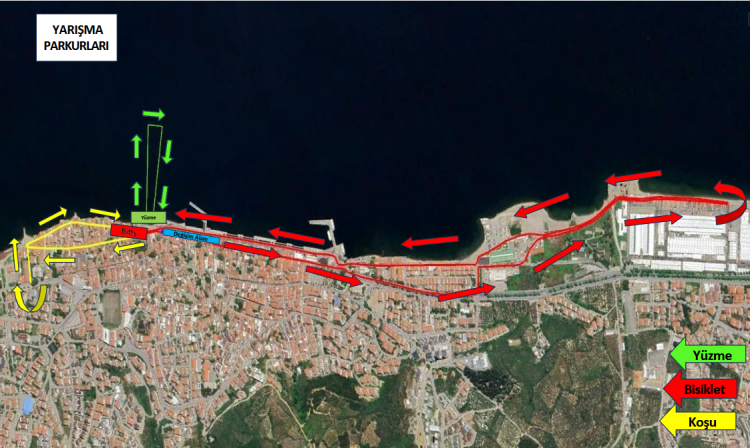 Bursa Mudanya'da Yüzme Yarışları Programı