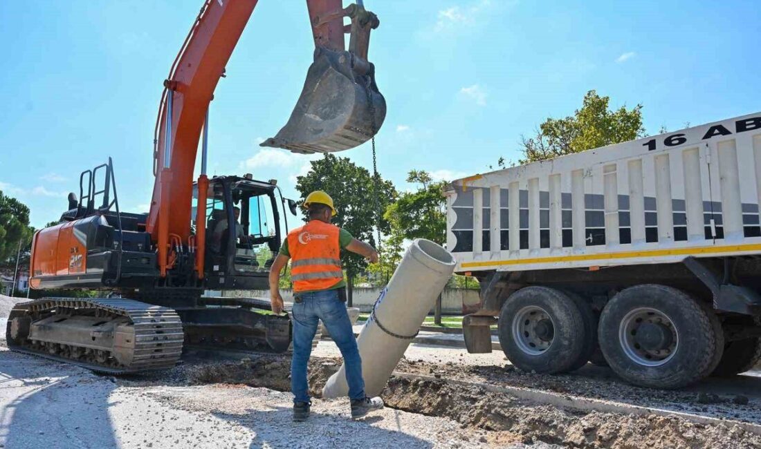 Bursa Nilüfer'de yeni yağmur suyu hattı altyapı projesi hakkında detaylar,